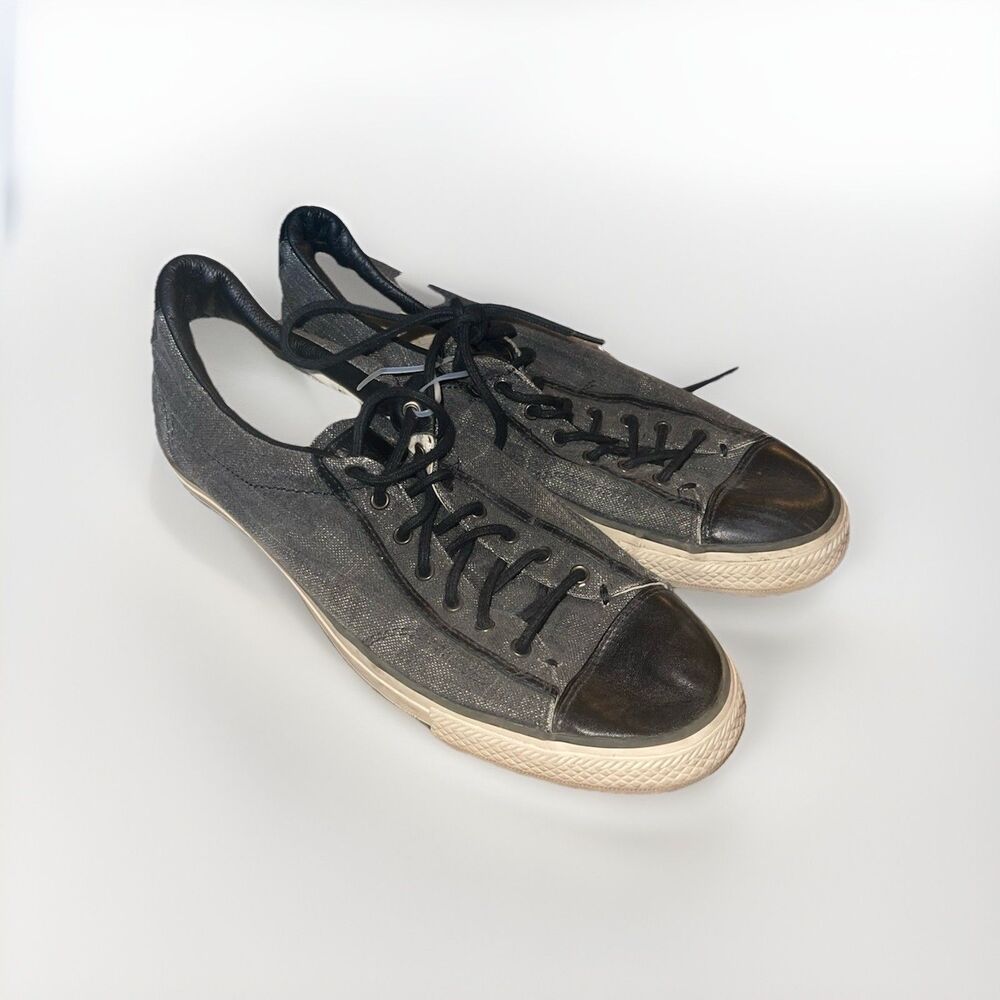 Size 12 - Converse John Varvatos Chuck Taylor All Star Low Top Black Gray